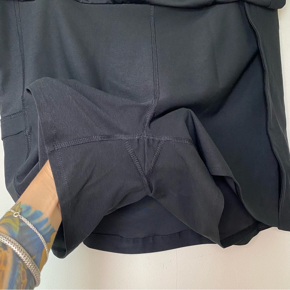 Outdoor Voices Court Active Tennis Skort Side Slit 4.5” Inseam Black Sz XXXL - Picture 9 of 11